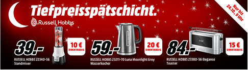 Bild zu MediaMarkt Tiefpreisspätschicht mit Russel Hobbs