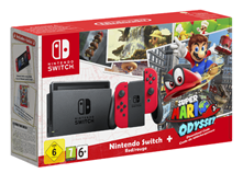 Bild zu NINTENDO Switch Rot + Super Mario Odyssey ab 349€