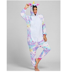 Bild zu Einhorn Pyjama in verschiedenen Farben für je 11,19€