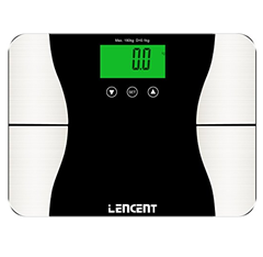 Bild zu Lencent Digitale Körperfettwaage (bis 180kg, 10 Benutzer, diverse Messungen) für 25,99€