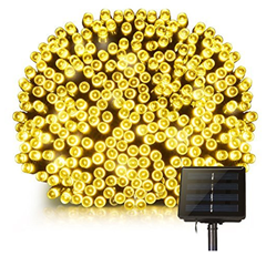 Bild zu Wasserdichte Solar Lichterkette (200 LEDs – 22m lang) ab 12,79€