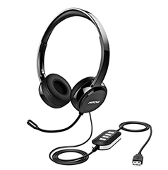 Bild zu Mpow Chat Headset für Skype etc. mit Rauschunterdrückung für 17,93€