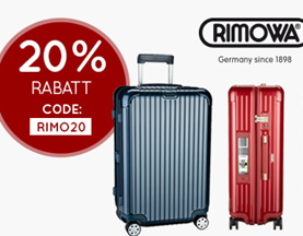 Bild zu Taschenkaufhaus: 20% Rabatt auf Rimowa Eletronic Tag Artikel + 5% Extra Rabatt bei Vorkasse oder 15% Rabatt auf alles