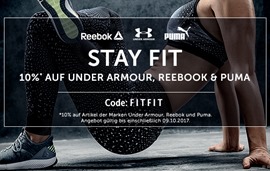 Bild zu 21RUN: 10% Rabatt auf ausgewählte Artikel von Under Armour und Reebok (ohne MBW)