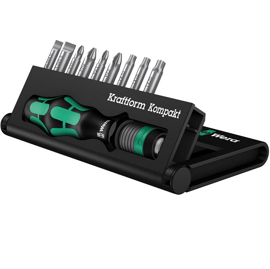 Bild zu 10-teiliges Bit-Set Wera Kraftform Kompakt für 10,98€