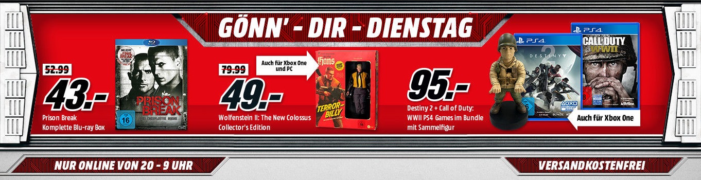 Bild zu MediaMarkt “Gönn dir Dienstag” mit Games & Filmen, z.B. Märchenschatztruhe [DVD] für 49€ (Vergleich: 57,99€)