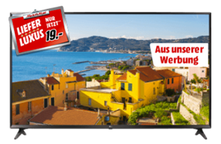 Bild zu LG 65UJ6309 LED TV (Flat, 65 Zoll, UHD 4K, SMART TV, webOS) für 999€