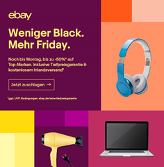 Bild zu [letzte Chance] eBay: 20€ Rabatt auf WOW Angebote ab 50€ für eBay PLUS Mitglieder (30 Tage kostenlos – danach 19,90€/Jahr)