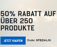 Bild zu 50% Rabatt auf über 250 Produkte bei Myprotein.de