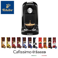 Bild zu TCHIBO Cafissimo SAECO TUTTOCAFFÈ + 10 Kapseln für 39,99€ inkl. Versand (Vergleich: 43,49€ + 30€)