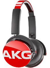 AKG-Y50--On-ear-Kopfhörer--Rot