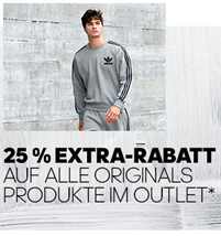 Bild zu adidas: nur heute 25% Rabatt auf alle Originals im Outlet + kostenloser Versand