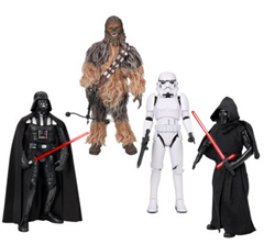 Bild zu MTW Toys Interaktive Spielfiguren Stormtrooper, Darth Vader, Kylo Ren, Chewbacca für je 29€