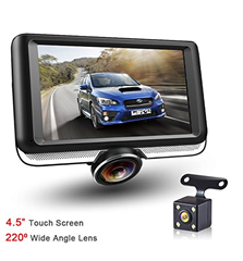 Bild zu 360° Panorama Auto Kamera mit Heckkamera, 1080P / 1440P FHD Dash Cam, 220° Weitwinkel, 360° Sphärischer Weitwinkel für 59,99€