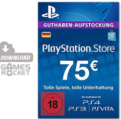 Bild zu 75€ PSN Guthaben für 57,71€ oder 50€ PSN Guthaben für 38,24€