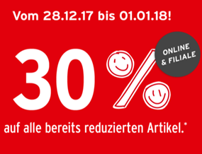 Bild zu Erstings-Family: 30% Extra-Rabatt auf bereits reduzierte Artikel