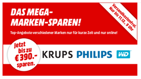 Bild zu MediaMarkt Mega-Marken-Sparen mit Angeboten von z.B. Panasonic. So z.B. 10 Batterien für 1,99€ inkl. Versand