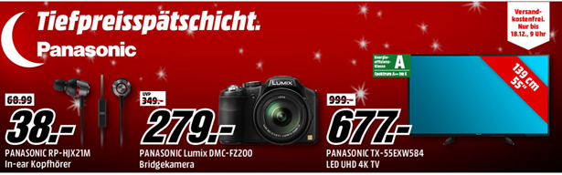 Bild zu MediaMarkt Tiefpreisspätschicht mit Angeboten von Panasonic