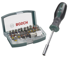 Bild zu Bosch Bit-Set 32teilig Accessories Promoline inkl. Schraubendreher für 10,98€