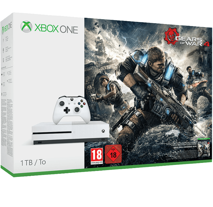 Bild zu Microsoft Xbox One S Gears of War 4 Bundle (1 TB) für 199€