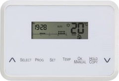 Bild zu Conrad: Raumthermostat Aufputz Wochenprogramm inkl. Bluetooth Basetech TS108B für 25,94€ (Vergleich: 39,95€)