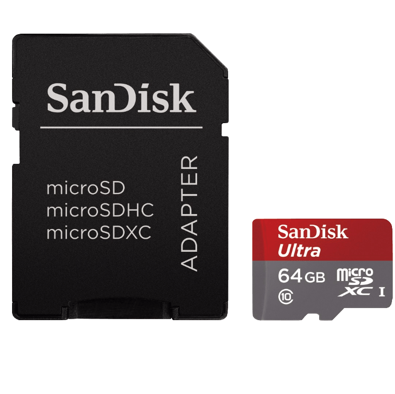 Bild zu 64 GB Sandisk Ultra microSDXC Speicherkarte (80 MB/s, Class 10) für 18,99€