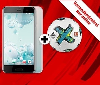 Bild zu MediaMarkt Smartphone-Fieber, so z.B. 5,2 Zoll Smartphone HTC U Play (32 GB) + Adidas Fußball für 159€