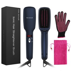 Bild zu 2 in 1 Ionischer Haarglätteisen mit Handschuhen für 16,99€