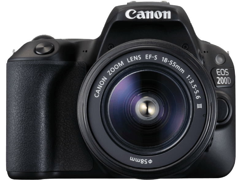 Bild zu DSLR Canon EOS 200D als Kit mit dem mit Objektiv 18-55 mm f/5.6 für 499€ + 50€ Cashback