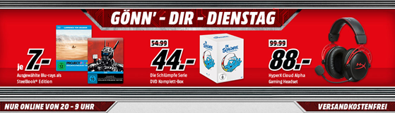 Bild zu MediaMarkt “Gönn dir Dienstag” mit Games & Filmen und Zubehör