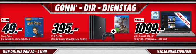 Bild zu MediaMarkt “Gönn dir Dienstag” mit Games & Filmen und Zubehör