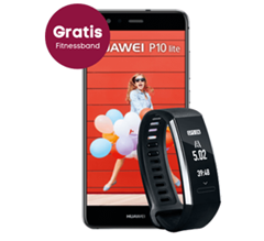 Bild zu Huawei P10 Lite + Fitnessband (einmalig 7€ – Vergleich: 328,36€) mit 3GB LTE Datenflat + Sprachflat im o2 Netz für 17,99€/Monat