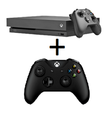 Bild zu Microsoft Xbox One X Konsole (1TB) + zweiten Controller für 477€