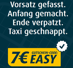 Bild zu MyTaxi.de: 7€ Gutschein – somit bis 7€ kostenlos Taxi fahren