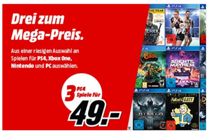 Bild zu Alterantiv: 3 Spiele für PS4, xBox One, Nintendo oder PC für zusammen 49€