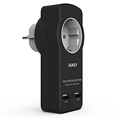 Bild zu AUKEY Zwischenstecker mit Dual USB Port für 4,99€