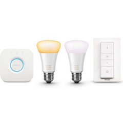 Bild zu [refurbished] Philips Hue White Ambiance LED Lampe Starter Set inkl. Dimmschalter und Bridge für 69,99€