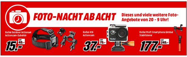 Bild zu MediaMarkt Foto Nacht ab Acht mit Angeboten von Rollei