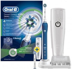 Bild zu Oral-B Smart Series 4500 CrossAction Zahnbürste für 59,99€ inkl. Versand (Vergleich: 89,21€)