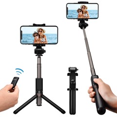 Bild zu Mpow Bluetooth-Selfie-Stick mit Fernbedienung für 13,86€