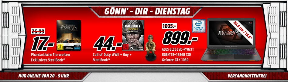 Bild zu MediaMarkt “Gönn dir Dienstag” mit Games & Filmen und Zubehör