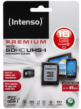 Bild zu Intenso Micro SDHC Karte 16GB UHS-I Speicherkarte für 6,99€