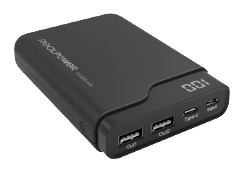 Bild zu REALPOWER PB-10000C Powerbank 10.000 mAh (36 Wh) für 16,99€ (24,48€)