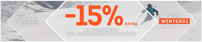 Bild zu SportScheck: 15% Rabatt auf ausgewählte Ski- & Snowboard Highlights