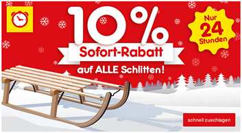 Bild zu Netto: 10% Rabatt auf alle Schlitten