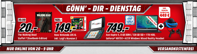 Bild zu MediaMarkt “Gönn dir Dienstag” mit Games & Filmen und Zubehör