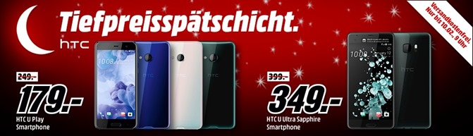 Bild zu MediaMarkt Tiefpreisspätschicht mit Angeboten von HTC