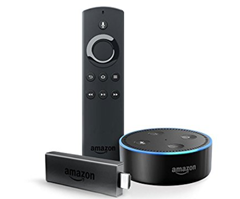 Bild zu Fire TV Stick mit Alexa-Sprachfernbedienung + Echo Dot ab 69,45€