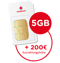 Bild zu 5GB Vodafone Datenflat für 9,15€/Monat