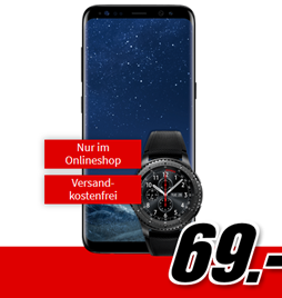 Bild zu Samsung Galaxy S8 & Samsung Galaxy Gear S3 frontier für 69€ mit 2GB Vodafone Datenflat + Allnet-Flat für 24,99€/Monat